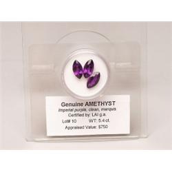 Amethyst 5.4CT 