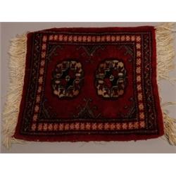 Finely Small Knotted Persian Wool Rug