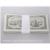 Image 3 : Bundle Lot of (100) $20.00 Bank of Canada 1954 Premium Notes