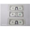 Image 1 : Lot of (3) Collector Portrait U.S. $1.00 Notes