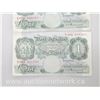 Image 2 : Lot of (4) Bank of England One Pound Notes - With Certificate/Description