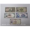 Image 1 : Chinese Paper Money - Issued During The Period of Republic of China 1912-1949 (5pc)