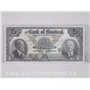 Image 1 : The Bank of Montreal Five Dollars $5 Note January 2nd, 1923