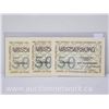 Image 2 : Lot of (3) Notgeld Paper Money