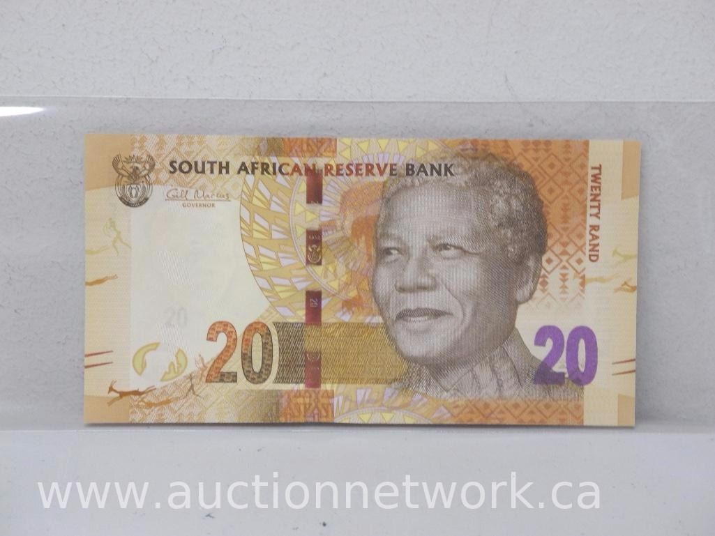 South African Reserve Bank (Nelson Mandela) 20 Rand Note