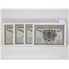 Image 1 : Lot of (4) Notgeld Paper Money