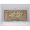 Image 2 : Antigua and Barbuda 23kt Gold Bank Note