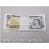 Image 2 : Bundle Lot of (100) 1973 Bank of Canada $1 Notes