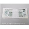 Image 3 : Bundle Lot of (100) 1973 Bank of Canada $1 Notes