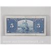 Image 2 : Bank of Canada Five Dollars $5.00 Note 1937 H/S