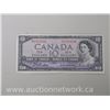 Image 1 : Bank of Canada $10.00 Beattie/Rasminsky G/T 1954 Note