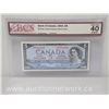 Image 1 : Bank of Canada 1954 $5.00 (BC-31a, Coyne-Towers, Devil's Face) Note *BCS EXTRA FINE 40*