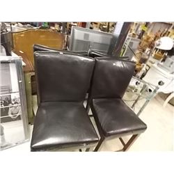 DINING CHAIRS - BAR HEIGHT  - ALL 4 - ONE MONEY