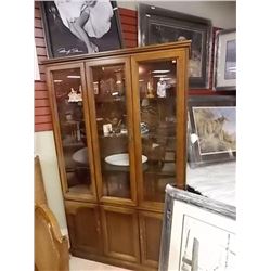 MAHOGANY CHINA CABINET
