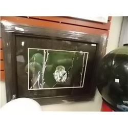 FRAMED PRINT - OWL - KEITH FOCANK - GALLERY ESTIMATE - $575