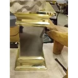 BRASS & CHROME PEDESTAL