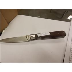 POCKET KNIFE WITH BROWN HANDLE - MAGNUM - NEW