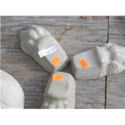 CONCRETE - PLANTER FEET  - SET OF 3