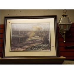 FRAMED PRINT - RIVER IN LANDSCAPE