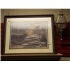Image 1 : FRAMED PRINT - RIVER IN LANDSCAPE