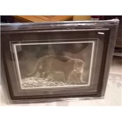 FRAMED LIMITED EDITION PRINT - "A" GLANCE - LESLEY HARRISON - GALLERY ESTIMATE - $775