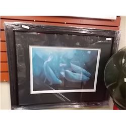 FRAMED LIMITED EDITION PRINT - UNDER THE ICE - BRUCE MILLER - - GALLERY ESTIMATE - $575