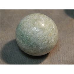 POLISHED STONE ORB - APPROX 1.25" DIAM - GREEN JADE