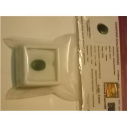 GEMSTONE - OVAL FACETTED EMERALD - 2.55 CT - IN SEALED BOX - INCLUDES GEMSTONE ANALYSIS REPORT - APP