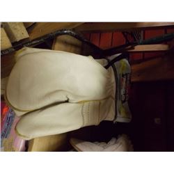 HERCULES LEATHER WORK MITS - NEW - XL
