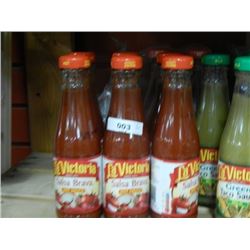 HOT SAUCE -  "LA VICTORIA" - 6X8 OZ - BB NOV 2015 SALSA BRAVA - SPICEY