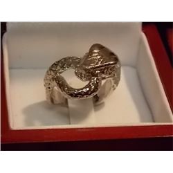 RING - NON-FEROUS - SNAKE BITTING TAIL