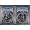 Image 1 : (2) 1959 FRANKLIN HALF DOLLAR PCGS PROOF 66