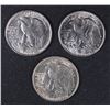 Image 2 : 1941-D, 1942 & 1945 WALKING LIBERTY HALF DOLLARS CHOICE BU  NICE COINS
