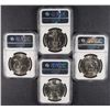 Image 2 : (2) 1976-D T-2, (1) 1976-S SILVER MS-66 (1) 1977-D EISENHOWER DOLLARS, NGC MS-65