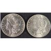Image 1 : 1885 & 1897 MORGAN SILVER DOLLARS CH BU+