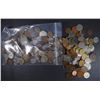 Image 1 : 1980'S & OLDER MIX OF UNSEARCHED FOREIGN COINS, MANY LARGER COINS (5 POUND BAG)