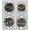 Image 1 : COMMEMS BOX/COA: 1991 KOREA BU; 1993 WWII HALF DOLLAR PROOF; 1992 OLYMPICS 2