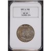 Image 1 : 1957-D FRANKLIN HALF DOLLAR, NGC MS-65 GEM