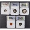 Image 2 : 1982-S 5-PIECE PROOF SET ALL RNG PROOF-70 DCAM   RARE