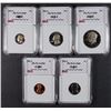 Image 1 : 1985-S 5-PIECE PROOF SET ALL RNG PROOF-70 DCAM   RARE