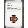 Image 1 : 1952 LINCOLN CENT, NGC MS-66 RED