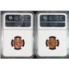 Image 2 : 1942-D & 1948-D LINCOLN CENTS, NGC MS-66 RED