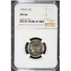 Image 1 : 1954-S JEFFERSON NICKEL, NGC MS-66 NGC PRICE GUIDE=$170.00