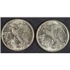 Image 2 : 1942 & 1943 WALKING LIBERTY HALF DOLLARS, CHOICE BU