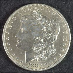 1883-O MORGAN SILVER DOLLAR, CHOICE BU