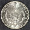 Image 2 : 1887 MORGAN SILVER DOLLAR, CHOICE BU