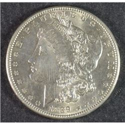 1889 MORGAN SILVER DOLLAR, CHOICE BU