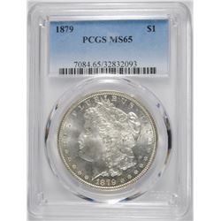 1879 MORGAN DOLLAR PCGS MS-65