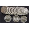 Image 1 : MIXED DATE ROLL OF AMERICAN SILVER EAGLES ( 20 ) PIECES, UNCIRCULATED