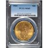 Image 1 : 1924 $20.00 ST. GAUDENS GOLD, PCGS MS-65 GEM